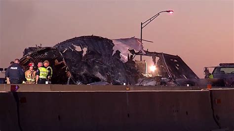 Interstate 35e Reopens In Waxahachie After Fiery 18 Wheeler Crash Nbc