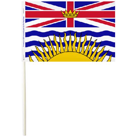 Bc Stick Flags Bc Paper Flags Flag Of Bc