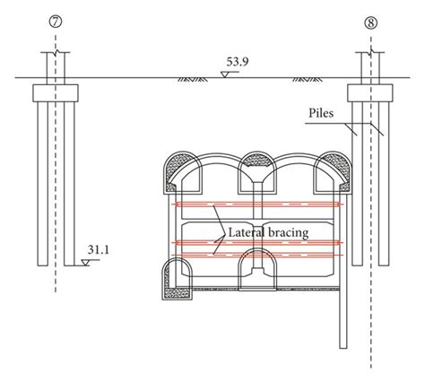 Lateral Bracing And Isolation Pile Unit M Download Scientific Diagram