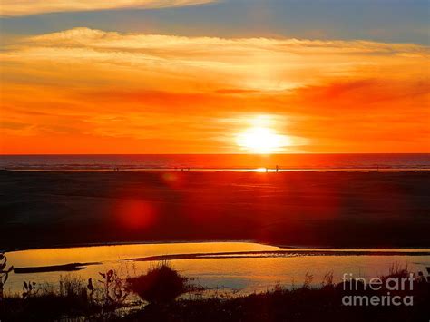 Beautiful Pacific Oregon Sunset Photograph By Art Sandi Fine Art America