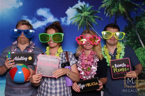 Encore Luau Pool Party 06 08 19 Megalux Photo Booth 1 Photo Booth Rentals