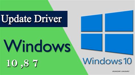 How To Update Drivers In Windows 1087 Youtube