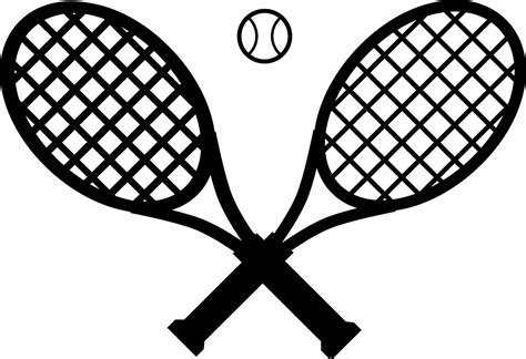 Tennis Rackets Ball Crossed Png Picpng