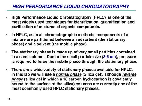 Ppt High Performance Liquid Chromatography Hplc Powerpoint