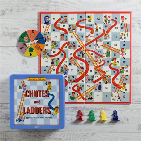 Chutes And Ladder Nostalgia Tin Ws Game Company Touch Of Modern