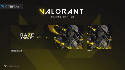 Valorant Gaming Banner Part 2 Free Download By Ryuuzen Kun On