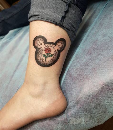 Mickey outline temporary tattoo (smaller) l mickey temporary tattoo magictreatsshop. 65+ Classic Mickey and Minnie Mouse Tattoo Ideas ...