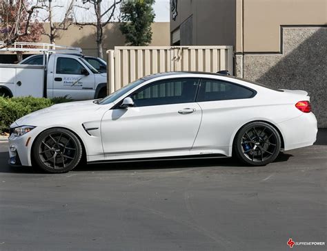 Alpine White BMW M4 Looks Fancy on BBS Wheels