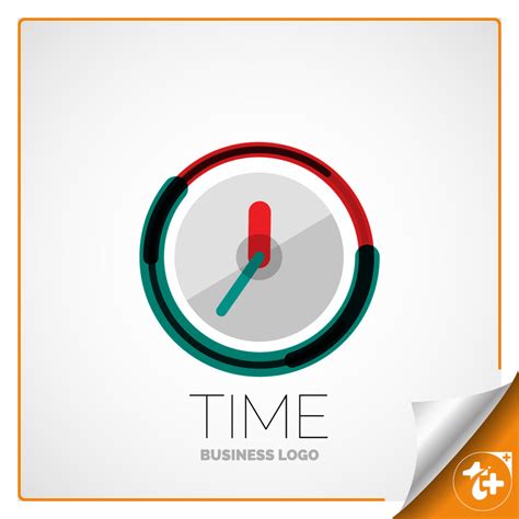 لوگو ساعت زمان طراحی پلاس