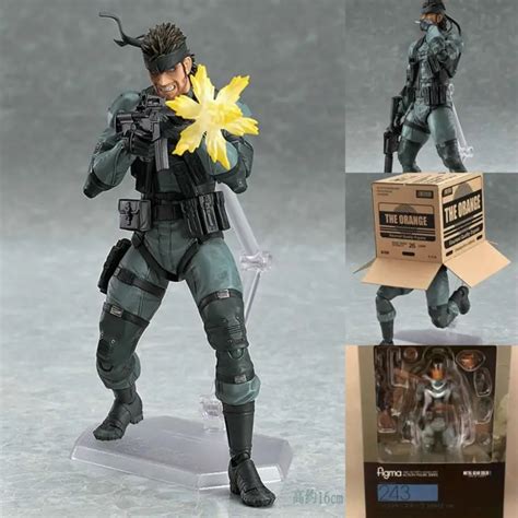 Metal Gear Solid 2 Sons Of Liberty Figures Doll Toys Figma 243 Snake