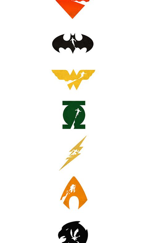1280x2120 Justice League Logo Art Iphone 6 Hd 4k Wallpapers Images