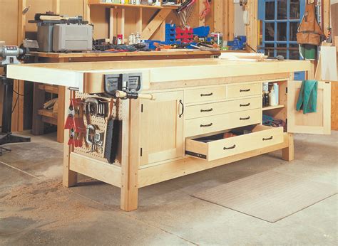 Rock Solid Workbench Woodworking Project Woodsmith Plans