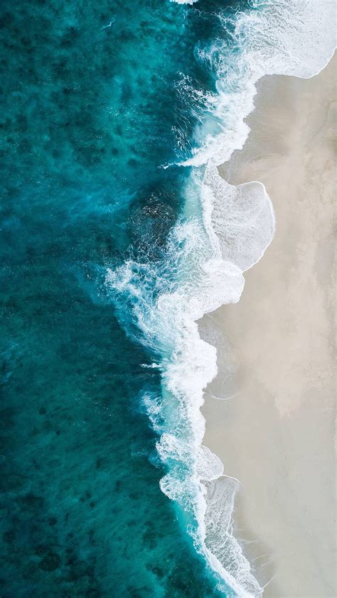 Beach Beaches Blue Ocean Wave Hd Phone Wallpaper Peakpx