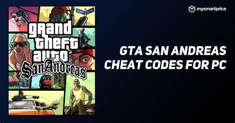 GTA San Andreas Cheats Full List of All GTA San Andreas Game Cheat