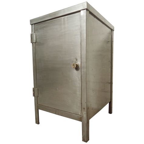 The effort put into, and the skill required can be observed at a glance. Industrial Metal Cabinet, Refinished at 1stdibs