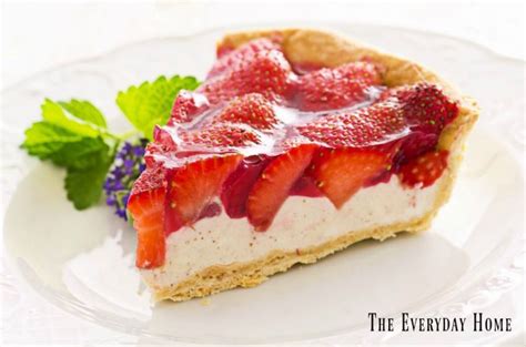 Easy Strawberry Cream Cheese Tart Recipe The Everyday Home
