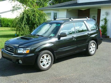 Sell Used 2004 Subaru Forester Xt Manualturbo Java Black Pearl