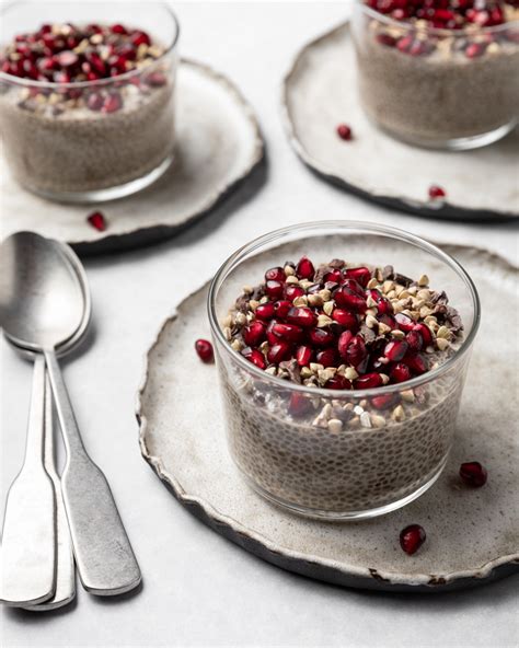 Pomegranate Chia Pudding Sprouts And Krauts Easy Vegan Breakfast