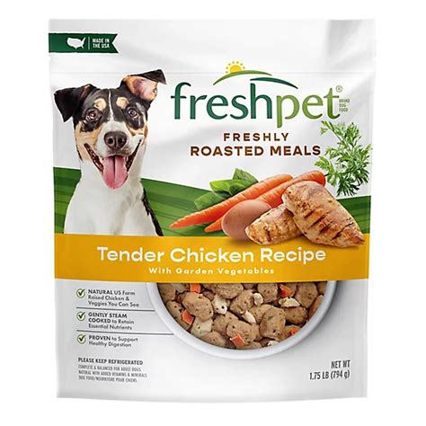 Freshpet Select Dog Food Roasted Meals Tender Chicken Recipe Pouch 1
