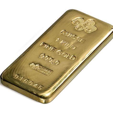 Pamp Suisse 1kg Fine Gold Bar Bulish Gold