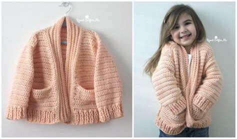 Chill Time Child’s Cardigan Free Crochet Pattern - Your Crochet