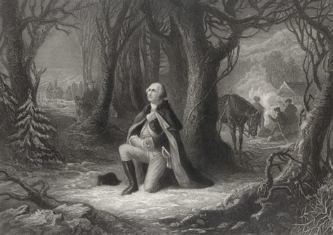 The Prayer At Valley Forge From The Original Painting By Henry Stock