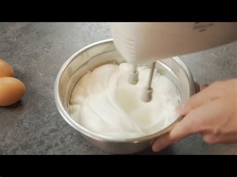 Monter des blancs en neige -