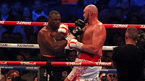 tyson fury vs dillian whyte fight results highlights gypsy king thrills with uppercut