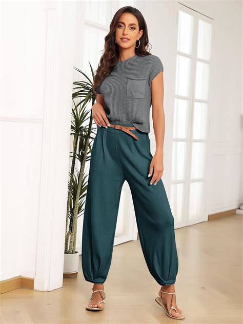 LILLUSORY 2 Piece Outfits For Women Trendy Lounge Sets Cozy Knit