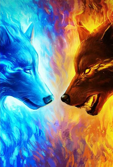 Comment if you have any problem. Water And Fire Fox - 720x1060 - Download HD Wallpaper ...