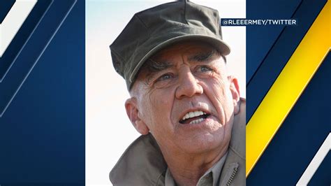 Breaking Actor R Lee Ermey Who Played Drill Sergeant In Full Metal