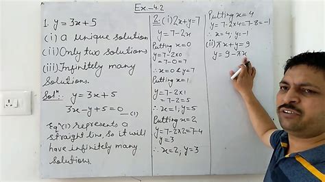 Class Ix Maths Ncert Ex 4 2 Youtube