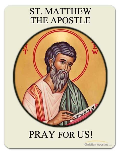 St Matthew The Apostle Patron Saint Of Accountants And Bankers