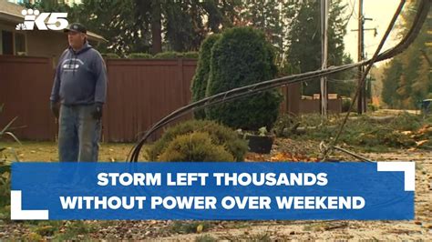 Storm Left Thousands Without Power Over Weekend Youtube