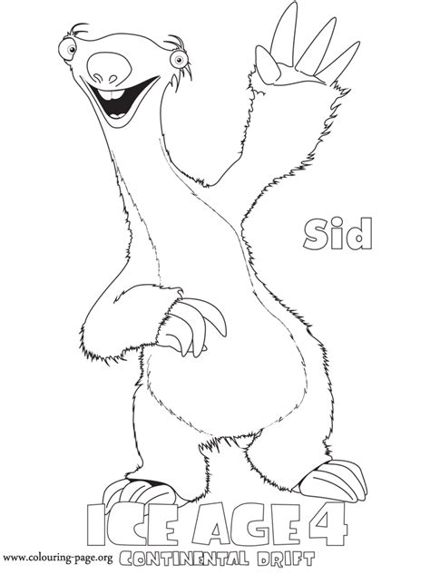 Ice Age 2 Coloring Pages Coloring Home