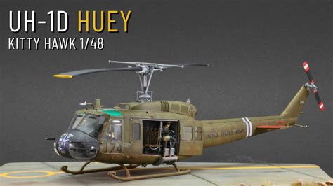 Kitty Hawk Uh 1d Huey Vietnam 148 Scale Build Paint And Weather