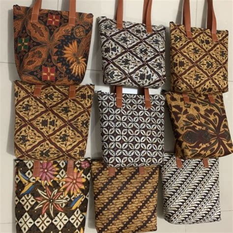 Jual Tote Bag Batik Murah Tas Bahu Banyak Motif Kab Bantul Nannoy Shop Tokopedia