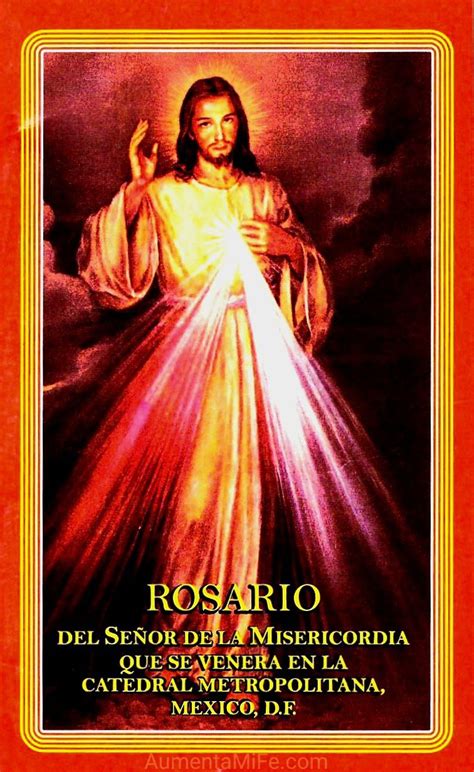 Rosario Del Senor De La Misericordia Letra Grande Rsm 914