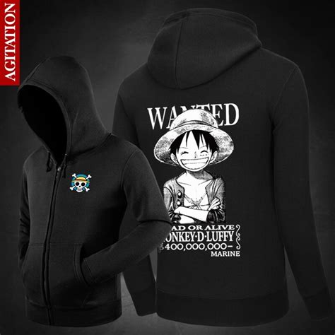 Luffy Bounty Hoodie Sweatshirt One Piece Merchandise Up To 80 Off