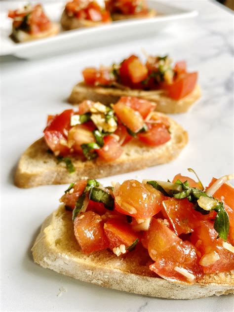 Homemade Bruschetta With Parmesan Globally Flavored