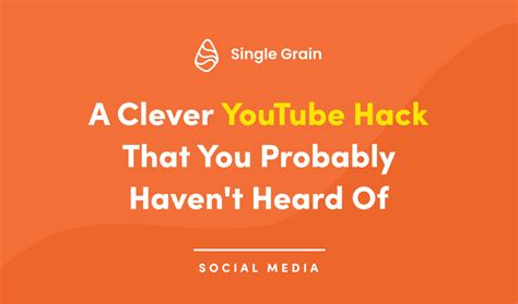 A Clever Youtube Hack That You Probably Havent Heard Of