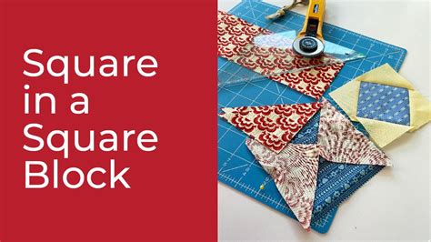 Square In A Square Quilt Block 3 Ways Youtube