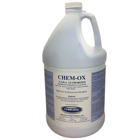 Concrete Cleaner | Stainless Steel Cleaner | Chem-Ox