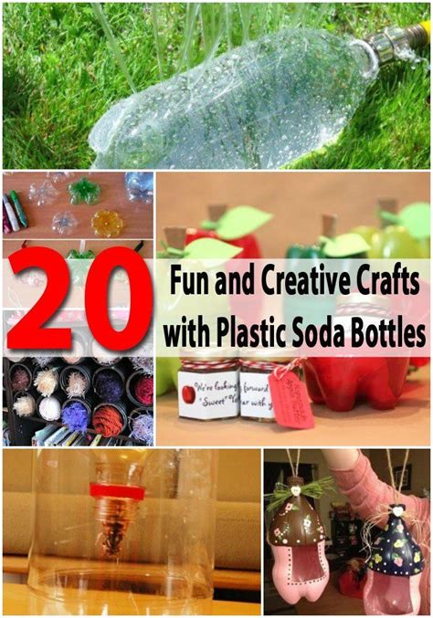 20 Fun And Creative Crafts With Plastic Soda Bottles Plastic Bottle