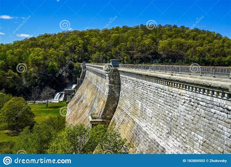 View Of The New Croton Dam In Croton Gorge Park Stock Photo Image Of