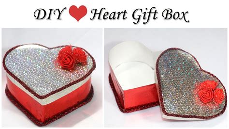 How To Make Heart Shaped Box Valentine Gift Box DIY Gift Box With