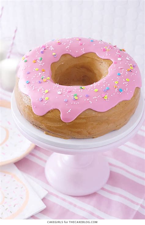 Doughnut Shaped Birthday Cake