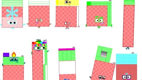 Numberblocks Band Retro 141 150 Each Sound For Trioctoblock24 Youtube
