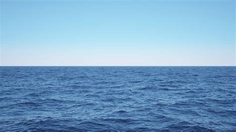 Blue Open Sea Background Psdgraphics