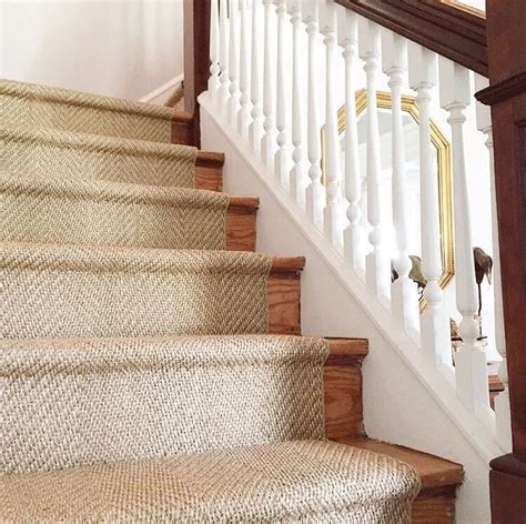 Beautiful Custom Sisal Stair Runner The Perfect Simplistic Touch In